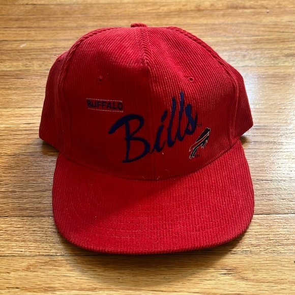 Vintage Buffalo Bills Corduroy Snapback / NFL / 80s / 90s - Picture 2 of 12